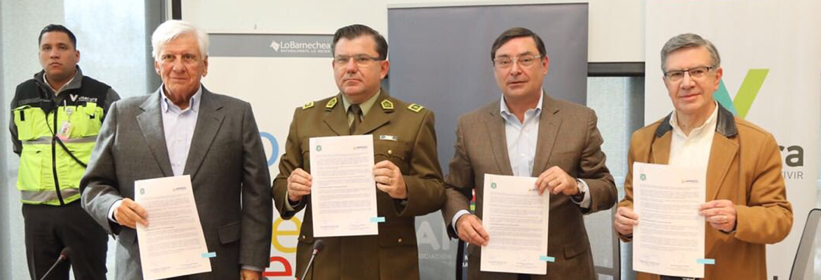 AMSZO Y Carabineros Firmaron Convenio De Colaboración Para Fortalecer El Trabajo De Seguridad Ciudadana En Lo Barnechea, Vitacura Y Las Condes