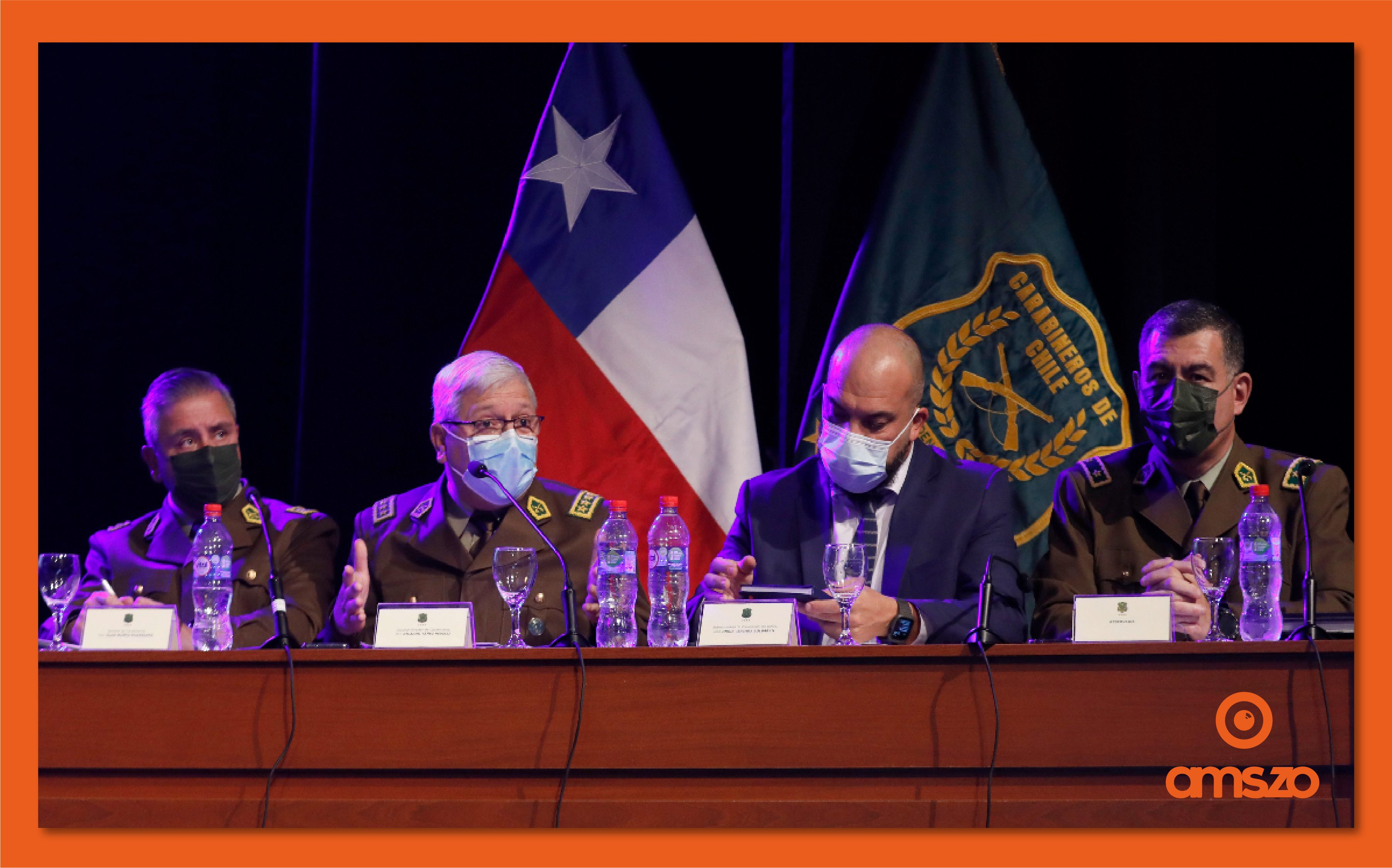 Amszo Asiste A Reunión Donde Se Presenta El “OS-14” De Carabineros.